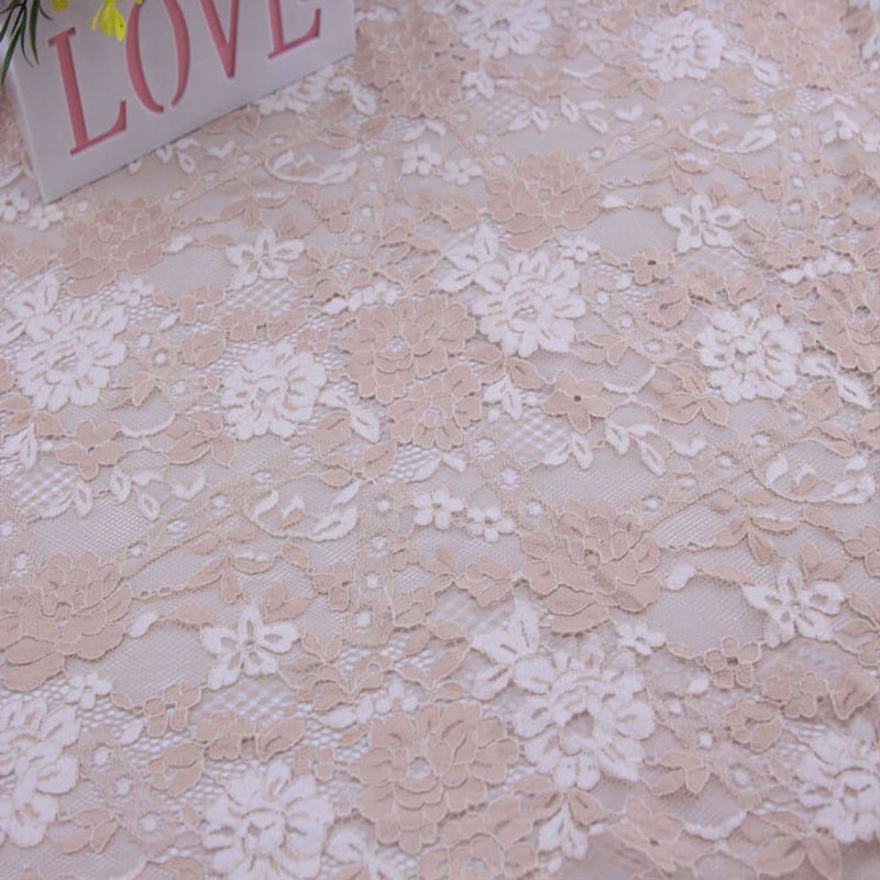 Lace Fabric Dress Nylon Warp Knit for Women's Wear Wholesale Supplier 5